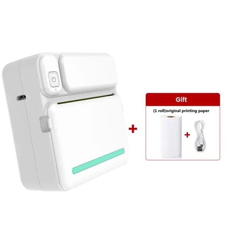 C19 MINI Print Портативный термопринтер Карманный фотопринтер Термальный принтер этикеток 58 мм Печать Беспроводная связь Bluetooth Android IOS
