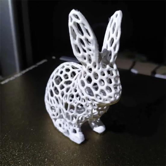 Полая статуэтка кролика на Пасху 3D-печатная статуя кролика для декора дома, офиса, стола, книжной полки, принадлежности для весенней вечеринки