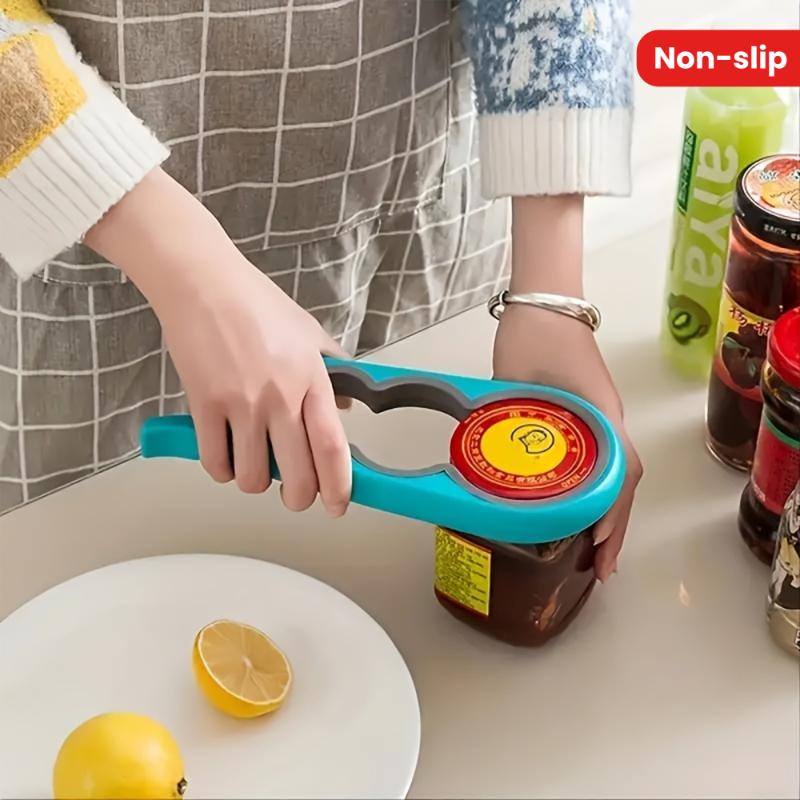 4-в-1 многофункциональный консервный нож с нескользящей рукояткой — идеально подходит для пивных бутылок и банок на домашней кухне