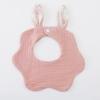 Newborn Cotton Crepe Bibs Cute Rabbit Ear Wavy Edge Saliva Towel Baby Gauze Absorbent Drool Bib