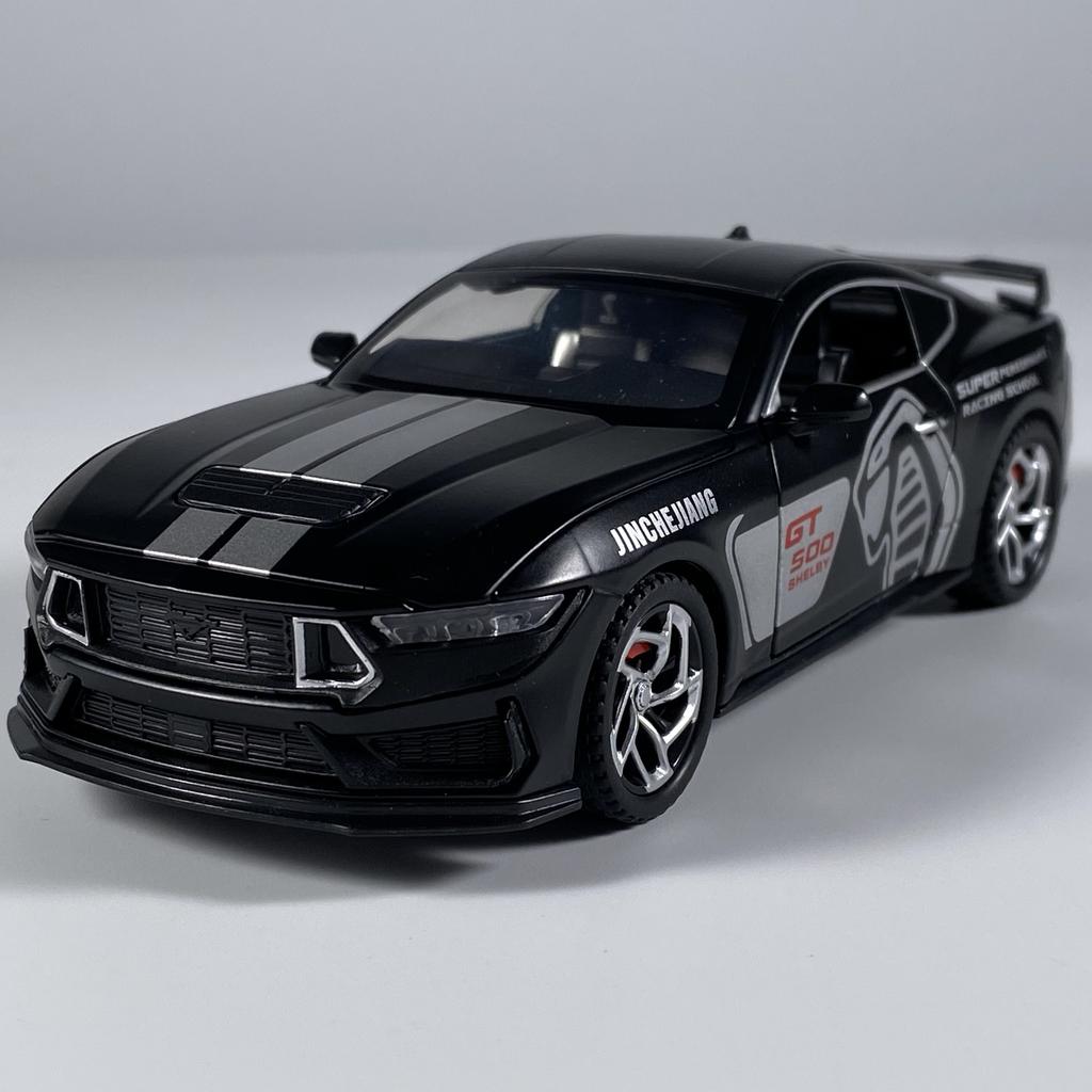 1:32 Форд Мустанг Шелби GT500 Купе Сплав Металл Литье под Давлением Модель Автомобиля Звук и Свет Оттяжка Детская Игрушечная Машинка Mini GT Подарок