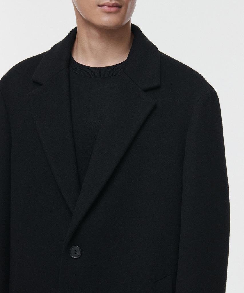 Musinsa Standard Cashmere 20 Oversized Single Coat [Black]