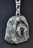 Bearded Collie, Highland Collie - Silver-plated key ring with a dog in a gift box, handbag decoration, backpack pendant by Art-Dog brand