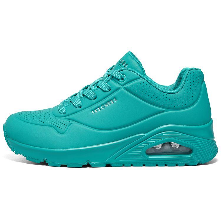 Skechers Uno Soda Butterfly Удобные Универсальные Низкие Повседневные Кроссовки Женские Светло-Зеленый 73690-TURQ
