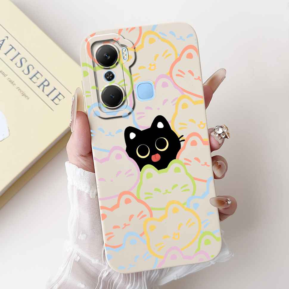 Чехол для Infinix Hot 12 Pro X668C Защитный Мягкий Тонкий Милый Мультяшный Узор Чехол Для Infinix Hot 12 Hot12 Pro Чехлы Для Телефона Чехол