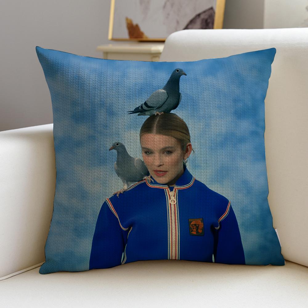 Vibrant Pommelien Thijs GedoeS Cushion Cover Breathable and skinfriendly linen pillowcase square removable and washable cushion