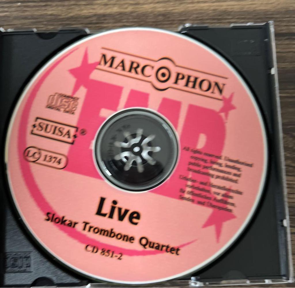 [USED] Deleted on 1/10 Final price reduction Slow car trombone quartet LIVE!