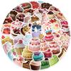 50 Cartoon Three-dimensional Birthday Cake Graffiti Stickers Can Decorate Suitcase DIY Waterproof Stickers