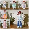 Cute 1/6 BJD Doll Outfit Set Pretty Doll Dress Trendy Girl Toy Gift (No Dolls and Shoes)