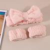 3Pcs Headband Wristband for Washing Face Microfiber Makeup Towel Hair Bands Washband Scrunchies Absorbent Wrist Sweatband