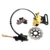 Motorcycle Front /Rear Hydraulic Disc Brake Kit For Most 50cc-125cc Motocross Pit Dirt Bike BBR TTR CRF 50 XR Apollo Motorbike