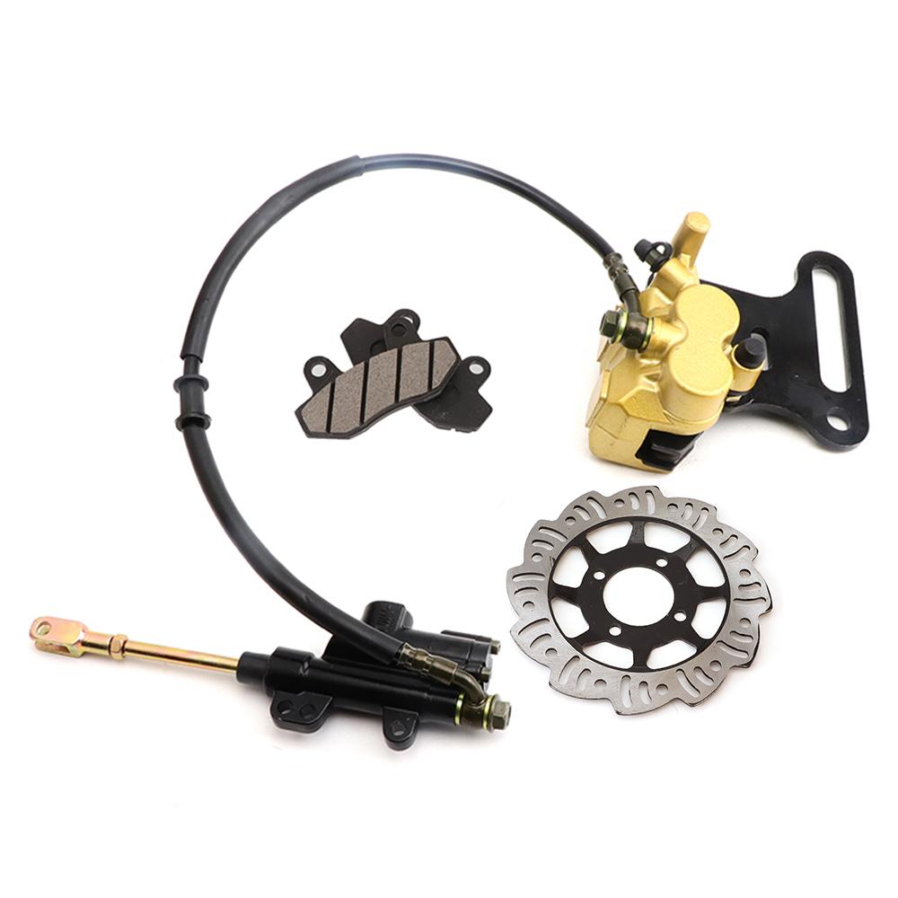 Motorcycle Front /Rear Hydraulic Disc Brake Kit For Most 50cc-125cc Motocross Pit Dirt Bike BBR TTR CRF 50 XR Apollo Motorbike