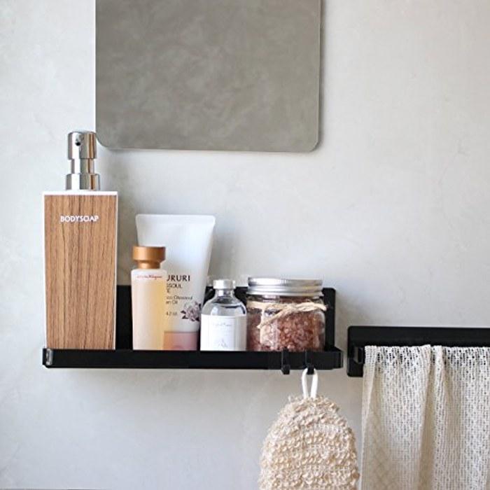 Yamazaki Tower Magnetic Bathroom Rack Wide, 28 x 8.5 x 8cm, White, 9776
