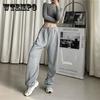 Gray Sweatpants Women Baggy Harem Pants Wide Leg Sweat Pants Oversized Harajuku Joggers Woman High Waisted Black Trousers