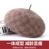 Новая модная осенне-зимняя шляпа-тыква 100% чистая шерсть женская модная шерстяная шляпа зимняя теплая шерстяная шляпа