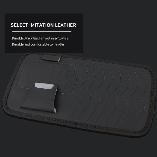 Премиум-футляр для компакт-дисков из прочной искусственной кожи с легким доступом