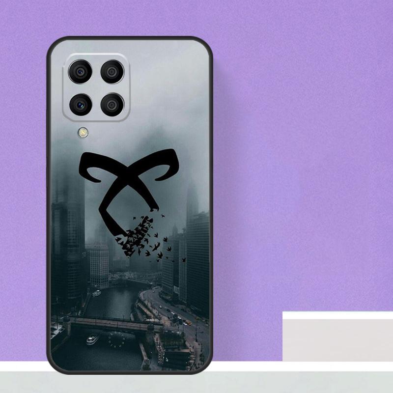 Логотип Shadowhunters Angelic Rune для Samsung Galaxy M12 M32 M52 M14 M34 M54 M21 M51 M31 M30s M20 M15 M55 M13 M33 M53 Чехол