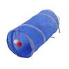 Cat Tunnel Foldable Polyester Interactive Tunnel Toy with Hanging Ball for Cats Rabbits