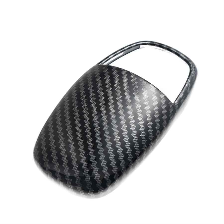 Carbon Fiber Look Gear Shift Knob Cover Trim For 2015+ Dodge Challenger Charger