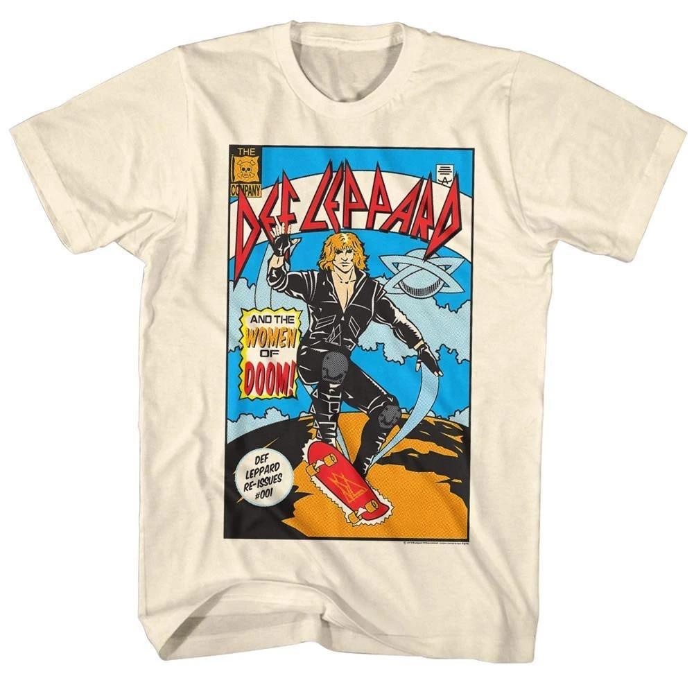 Def Leppard Women of Doom Comic Men's T Shirt