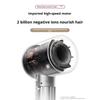 Hair Dryer Huaqiangbei High-Power 1600W Electric Plastic Salon Home Use Ionic Bladeless Hollow Design Brushless Motor 3-Speed