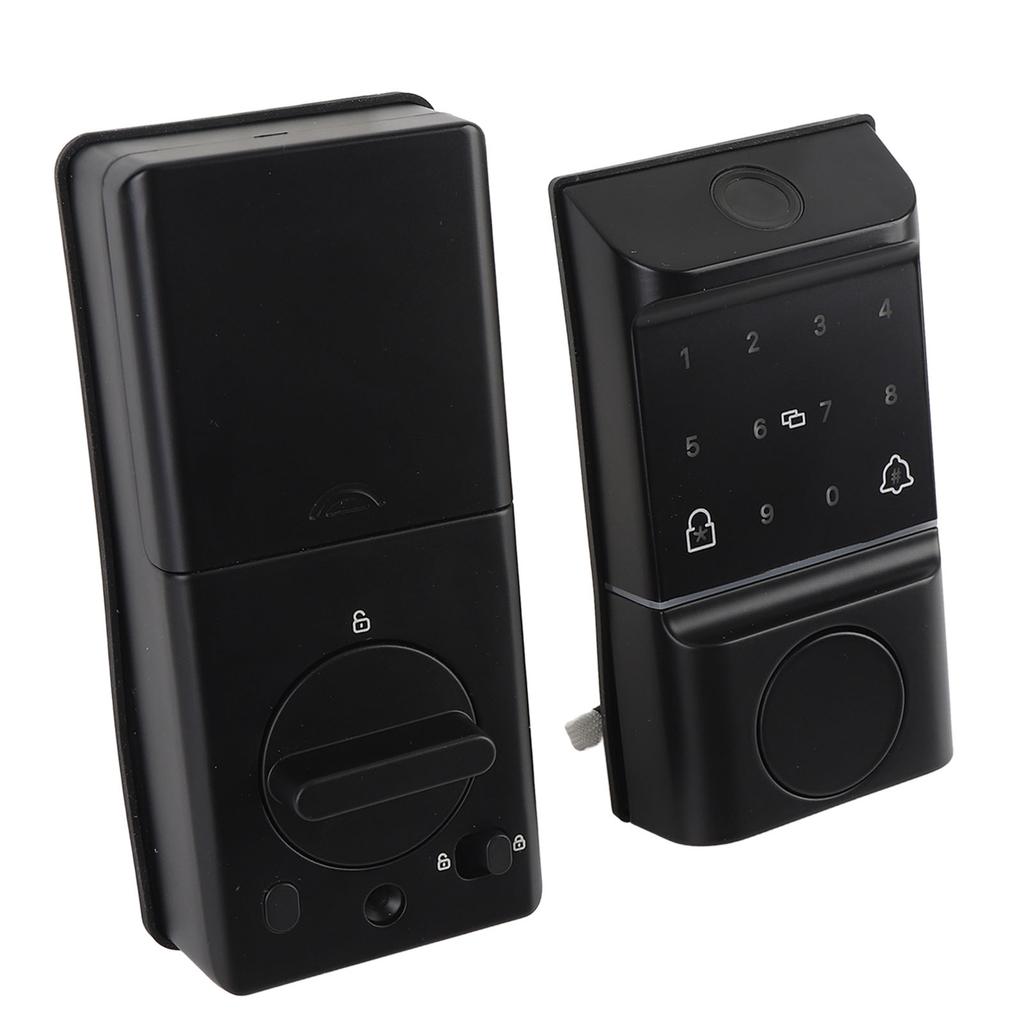 Умный дверной замок с отпечатком пальца, полупроводниковое распознавание виртуального пароля, 5 способов разблокировки, простота в использовании