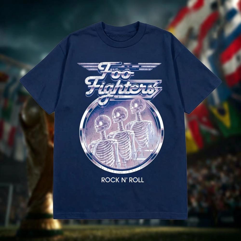 2026 Foo Fighters Take Cover Tour Rock N Roll Merch Tshirt Unisexs Clothing Unisexs T Shirts Y2k Casual Fan Popular Summer Tee