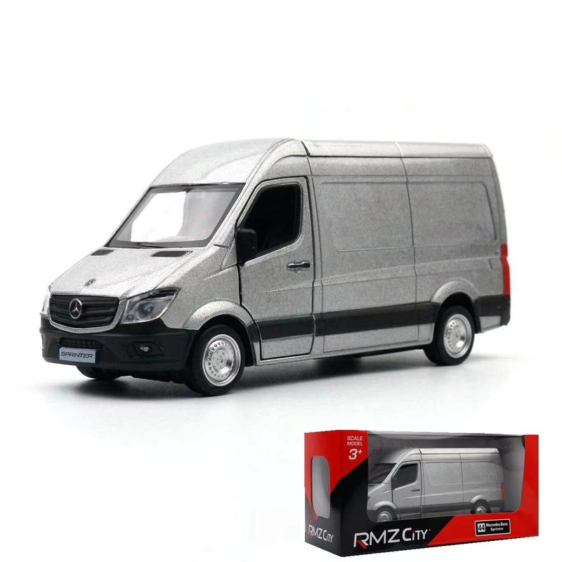 1/36 Mercedes-Benz Sprinter MPV Toy Van For Children RMZ City 1:36 Diecast Miniature Car Model Pull Back Collection Gift Kid