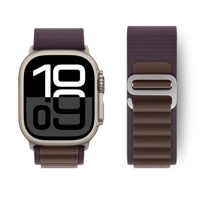 Ремешок Alpine Loop для Apple Watch Ultra 2 Band 49 мм 45 мм 44 мм 40 мм 41 мм 46 мм 42 мм 38 мм Браслет iWatch Series 10 SE 9 8 7 6 5 4