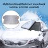 Front Car Snow Cover Windshield Outdoor Anti Ice Windscreen Automobiles Protection Summer Sunshade Protector Three