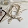 Long Silk Scarf New Fashion High Sense Small Scarf Versatile Long Bag Ribbon Decorative Headband Belt