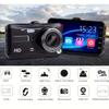 4 Inch Touch Screen Car DVR Dash Camera 1080P Front Camera Wide Angle Auto Recording Driving Recorder With Parking Monitoring Dashcam