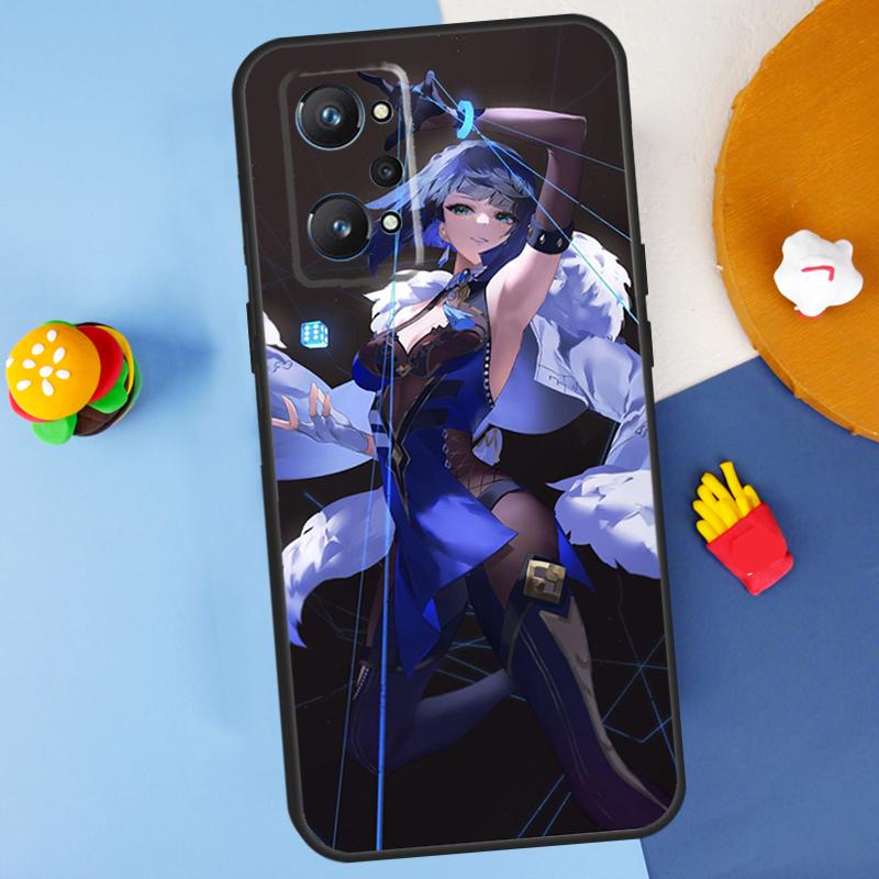 Yelan Genshin Impact Для Realme GT Neo 5 3 2 C55 C35 C33 C31 C30 C25 C21Y C15 C11 Realme 8 9 10 11 Pro Plus Чехол