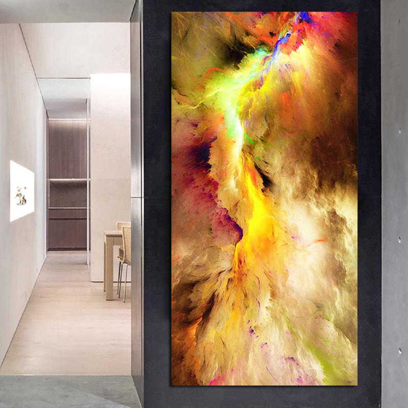 Современные абстрактные облака Настенный декор холст живопись красочные постеры и принты декоративные картины для гостиной Cuadros