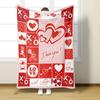 Simple cartoon digitalprinted polyester Bedroom velvet flannel soft sofa cover blanket Fleece soft sofa cover blankets for beds