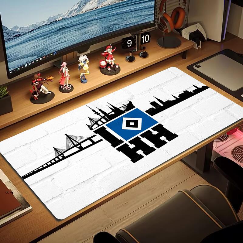 Hamburger Sv Mouse Pad Large Gaming Table Cushion Nonslip Laptop Tablet Big Mousepad Xxl Mat Mini Pc Playmat With Lock Edge