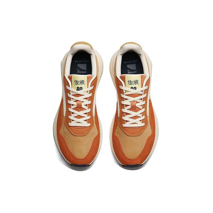 Anta Inheritance Прочные низкие спортивные повседневные туфли женские кроссовки коричневые 122248871-4