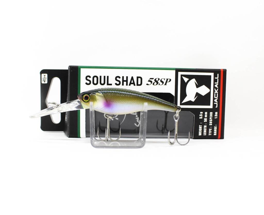 Jackall Soul Shad 58SP Воблер-суспендер Sweet Pearl Fish (5054)