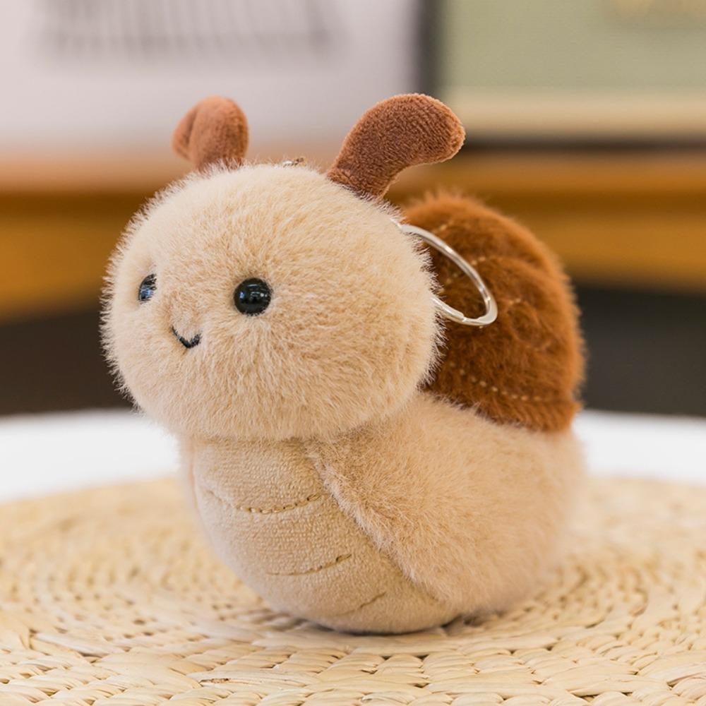 PP Cotton Keychain Pendant Cartoon Stuffed Doll Toy Simulation Insect Pendant  Bag Decor Gift