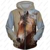 The Dream Wild Horse Run 3D Print Sweatshirt Hoodie Men/Women Autumn Warm Fleece Funny Jumper Fashion Design Animal Pullover