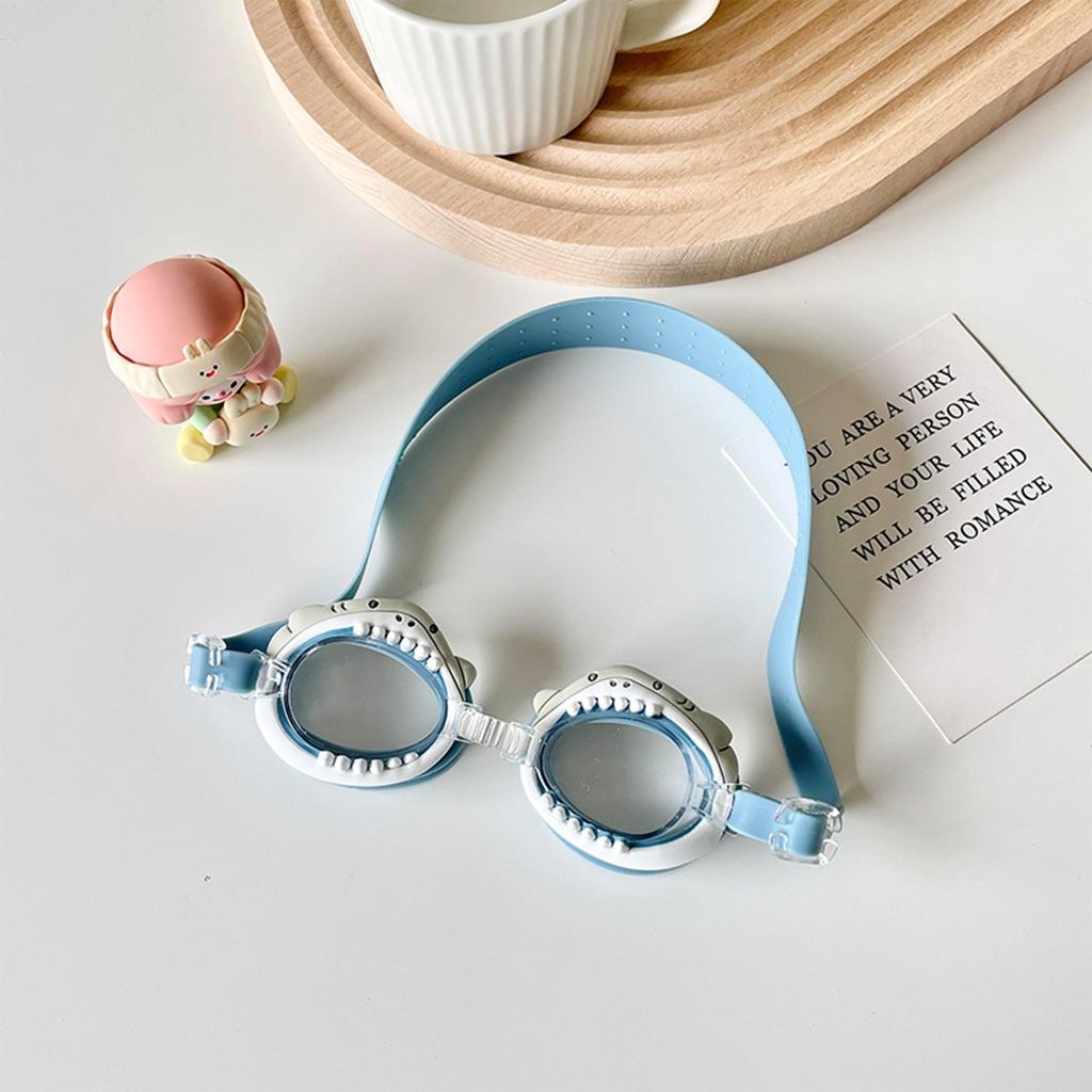 Новые милые водонепроницаемые и противозапотевающие детские очки для плавания, очки для обучения плаванию, детские мультяшные очки с регулировкой