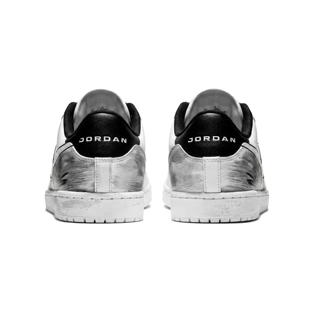 Jordan COURT CONNECT AJ1 Reverse Panda X Vintage Basketball Shoes Unisex White Gray IQ5698-101(Teamdudu-AJ1x)