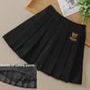 Юбка из шерстяной ткани для девочек на весну, осень и зиму — универсальная короткая юбка для школьников среднего и старшего возраста