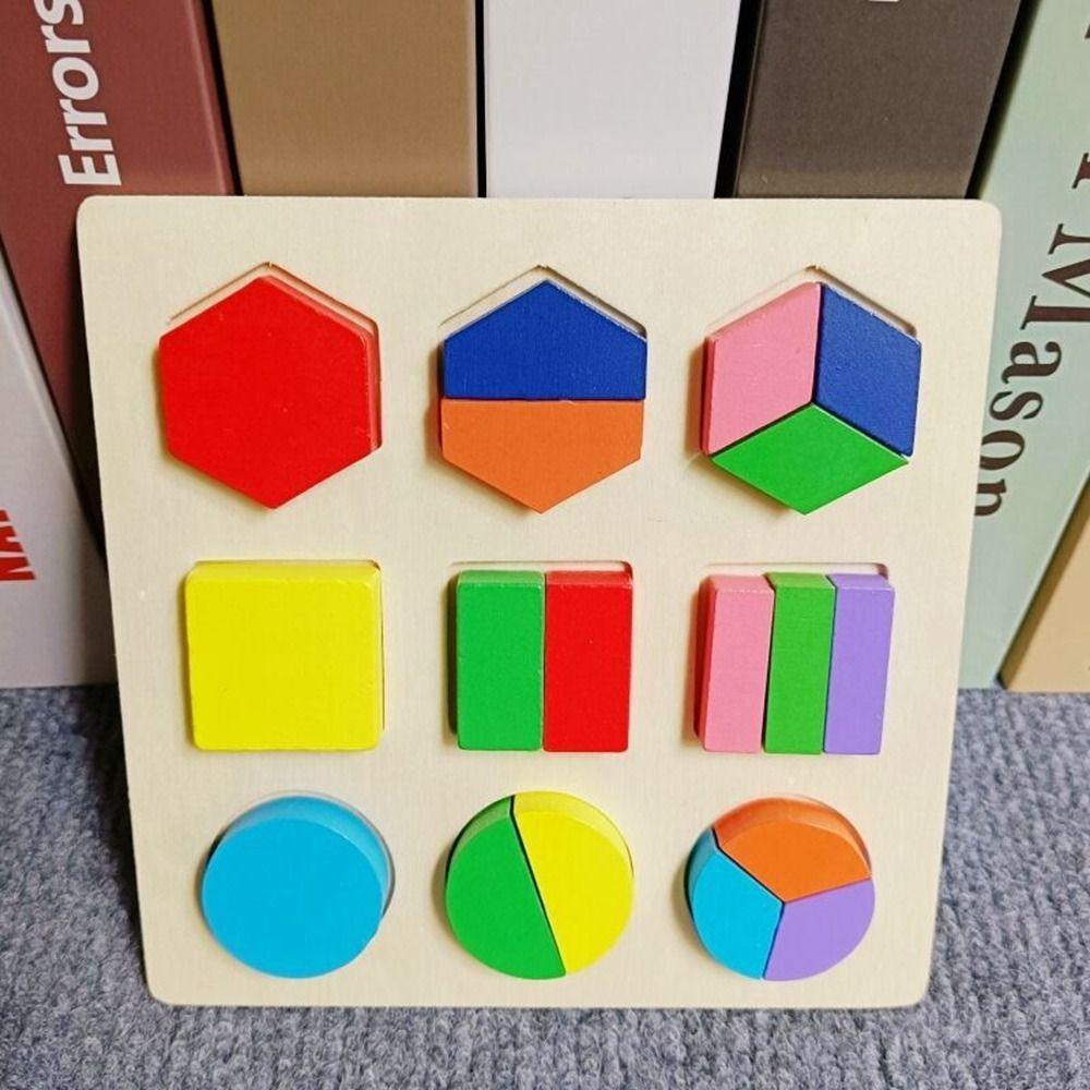 Ability Geometric Shape Board Hand Grabbing Board 3D Puzzle Activity Board 3D Geometric Board