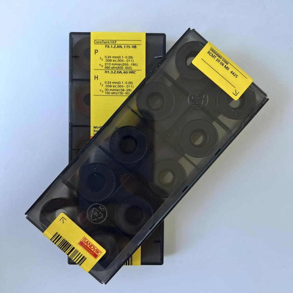 Original Sandvik / RCMT2006M0 4425 CNC lathe carbide blade 10 PCS