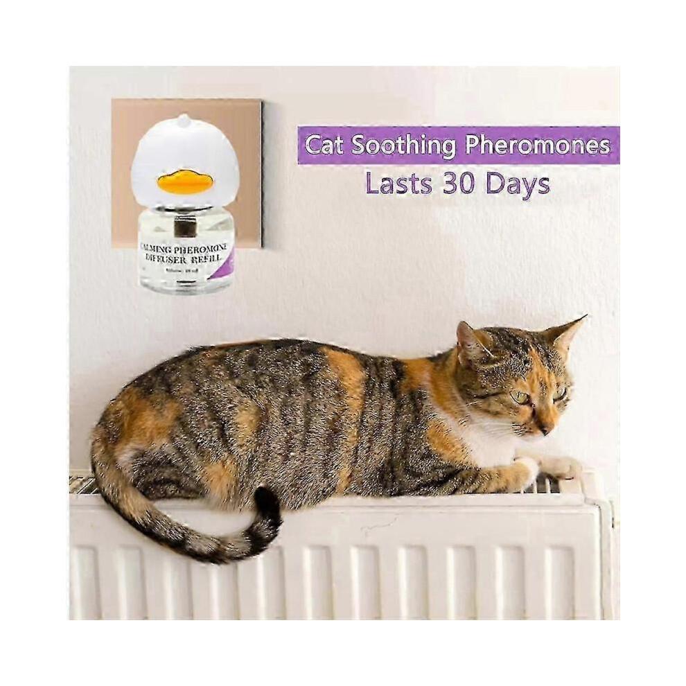 2025 Cat Pheromones Calming Diffuser Cat Pheromone Plug-In Relaxants Start Kit 30-Day Refill Calming Spray for Calm Relaxing