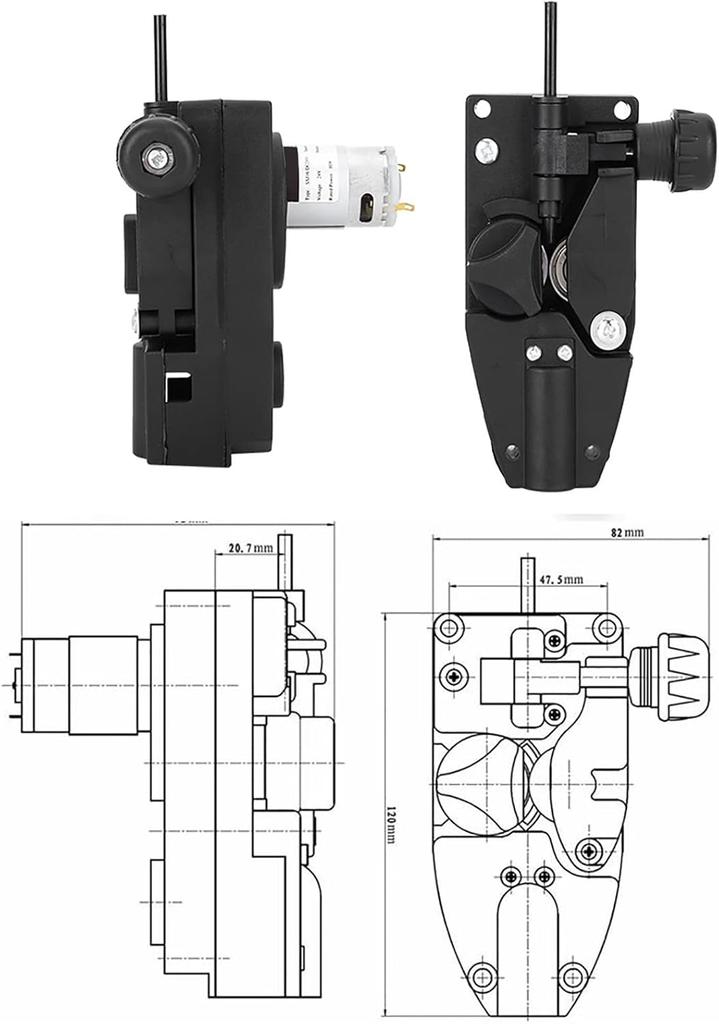 Подающее устройство для сварочной проволоки, DC 24V 10W, Мотор подачи проволоки для MIG-сварки, Паяльное устройство подачи проволоки, Оборудование для сварки проволокой