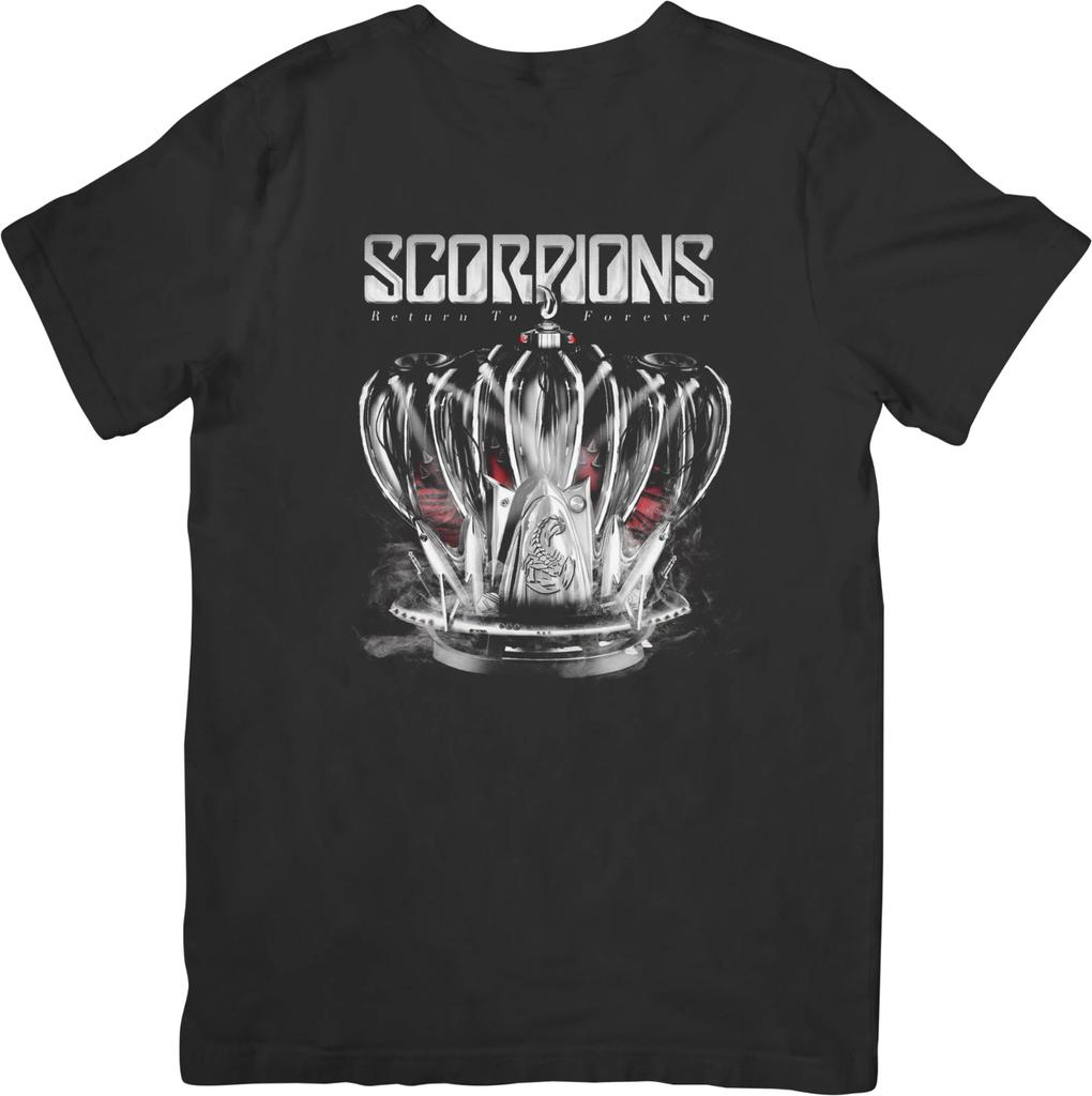 Scorpions Music Unisex Fit for Men & Women Quality Cotton T-Shirt Black