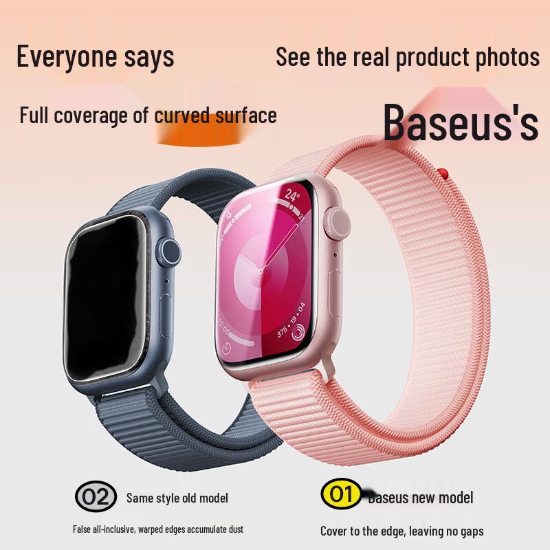 Baseus Безпылевая защитная пленка для экрана Apple Watch с автонанесением