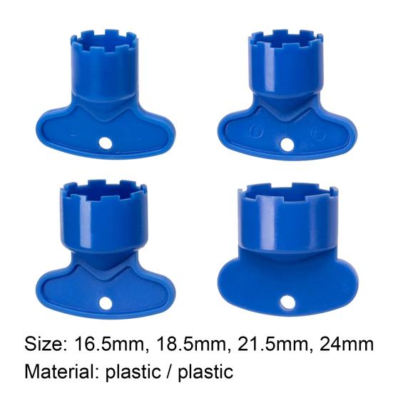 Портативный ключ для аэратора, 4 шт./компл., различные характеристики, нелегко повредить ручные инструменты, мини-ключ для аэратора для крана, дом